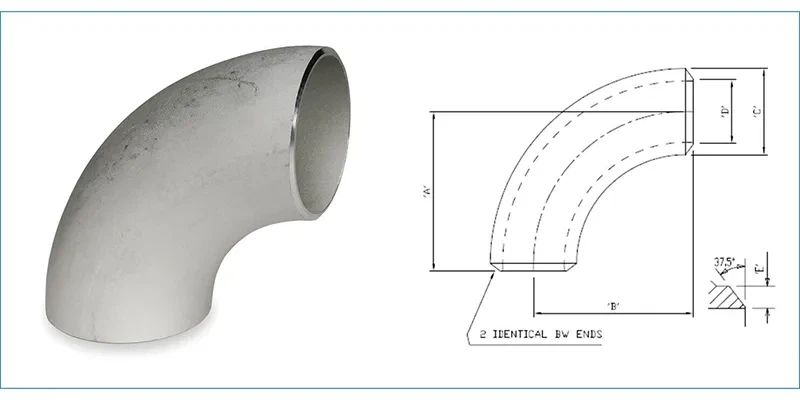 ASME B169 UNS N08031 Long Radius Elbow ASME B169 UNS N08031 Long Radius Elbow